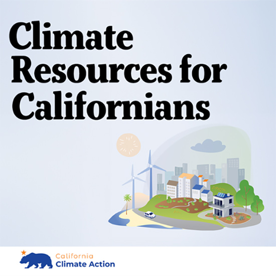 Climate Resources for Californians social media graphic